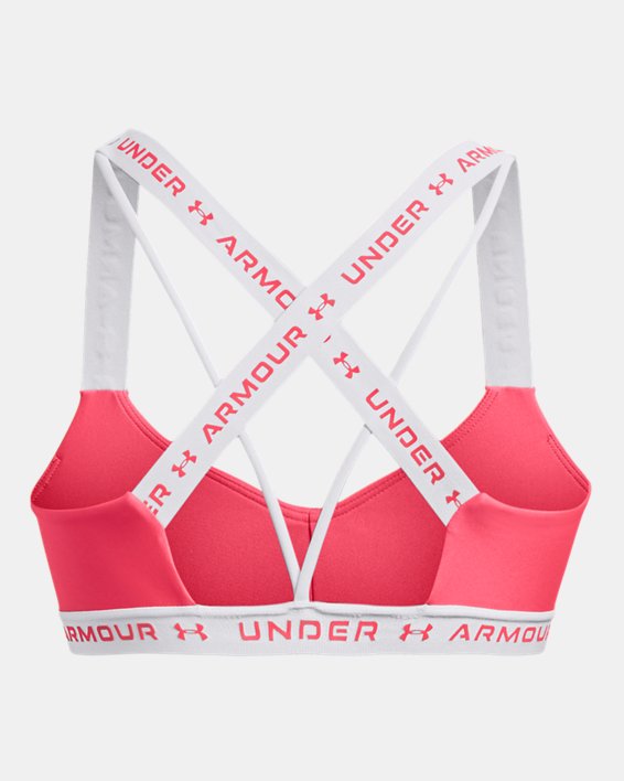 Sujetador Deportivo UA Crossback Low para Mujer, Pink, pdpMainDesktop image number 11